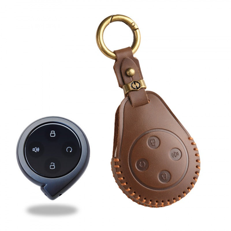 Great Wall Cannon Shanhai Cannon Leather Key Case（#GW71) - Brown