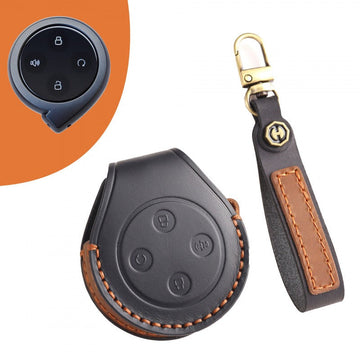 Great Wall Shanhai Cannon Leather Key Case（#GW66) - Black