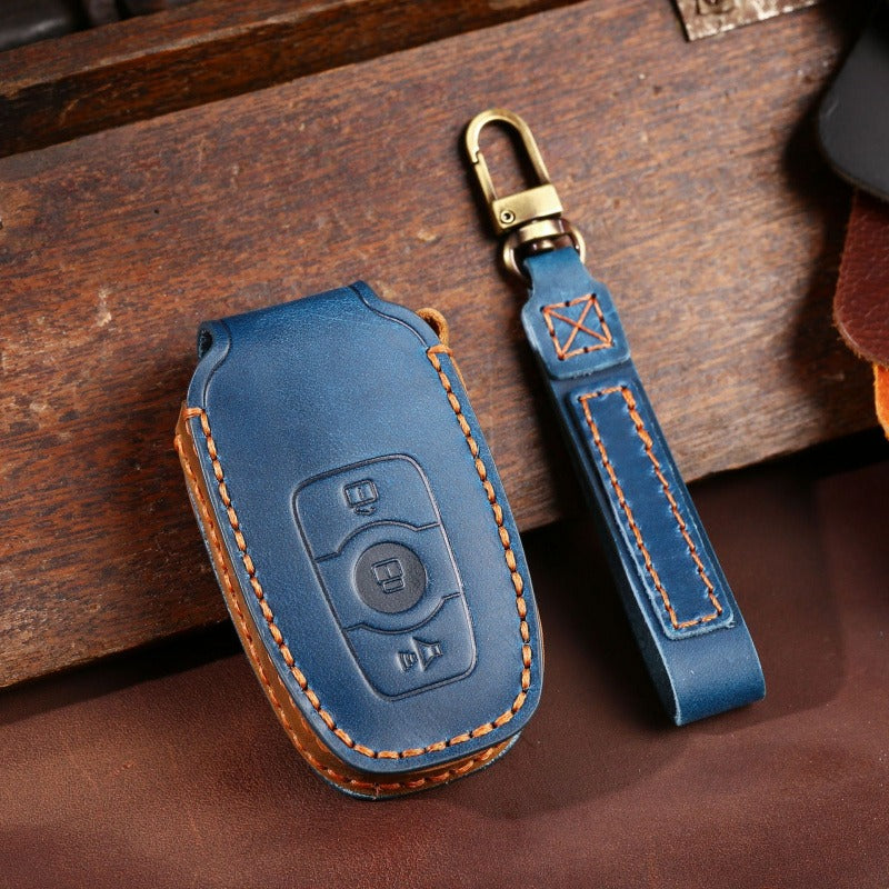 Haval H6 2013–2016 Leather Key Case(#HV65) - Blue