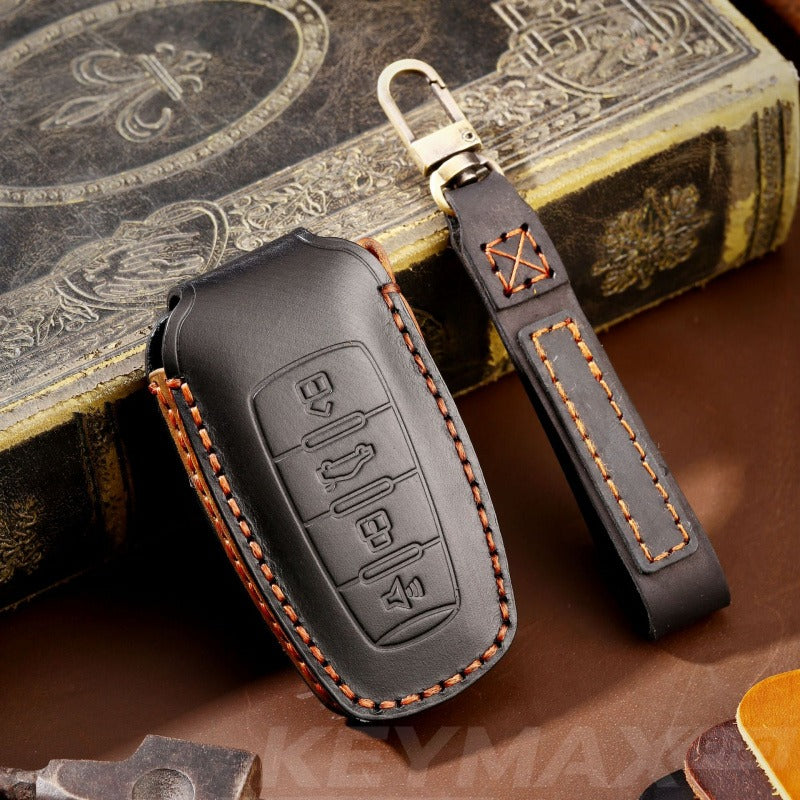 Haval H6 Coupe Tank 300 Big Dog Good Cat Leather Key Case(#GW118)