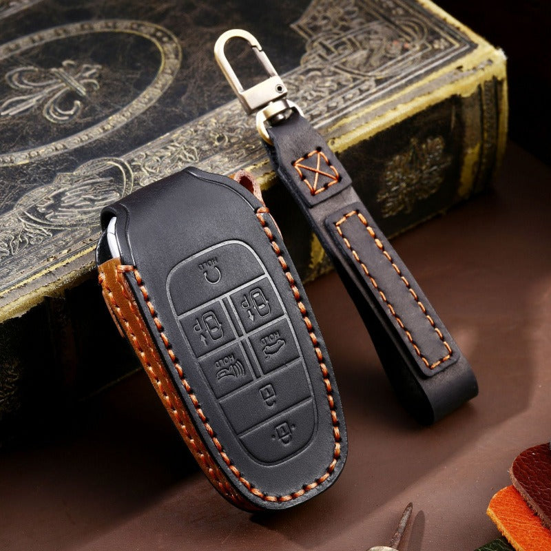 Hyundai Handmade Leather Key Case Collection(#HY212)