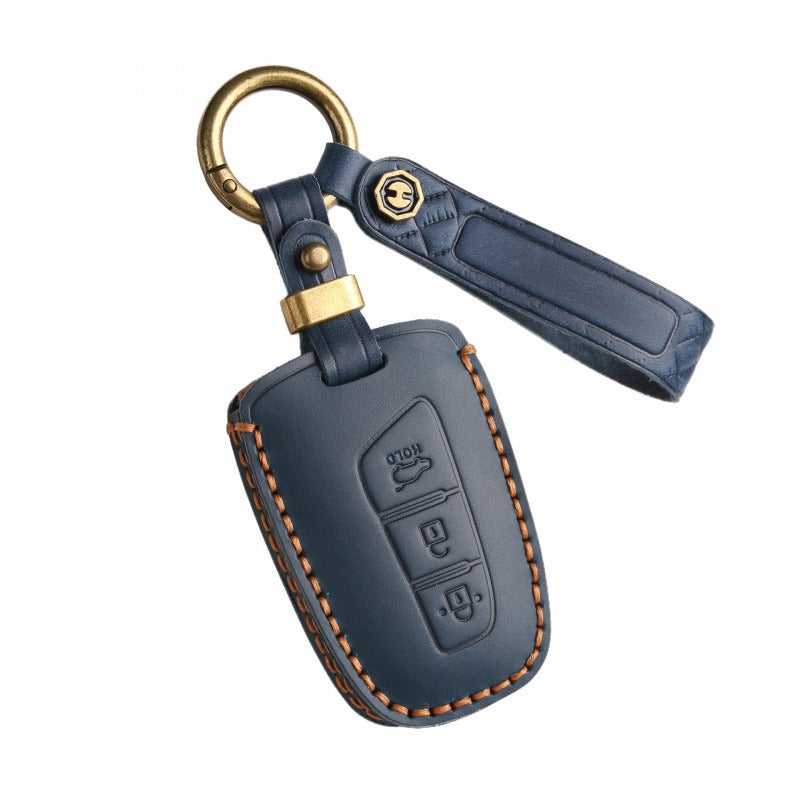 Hyundai ix45 Leather Key Case(#HY192)