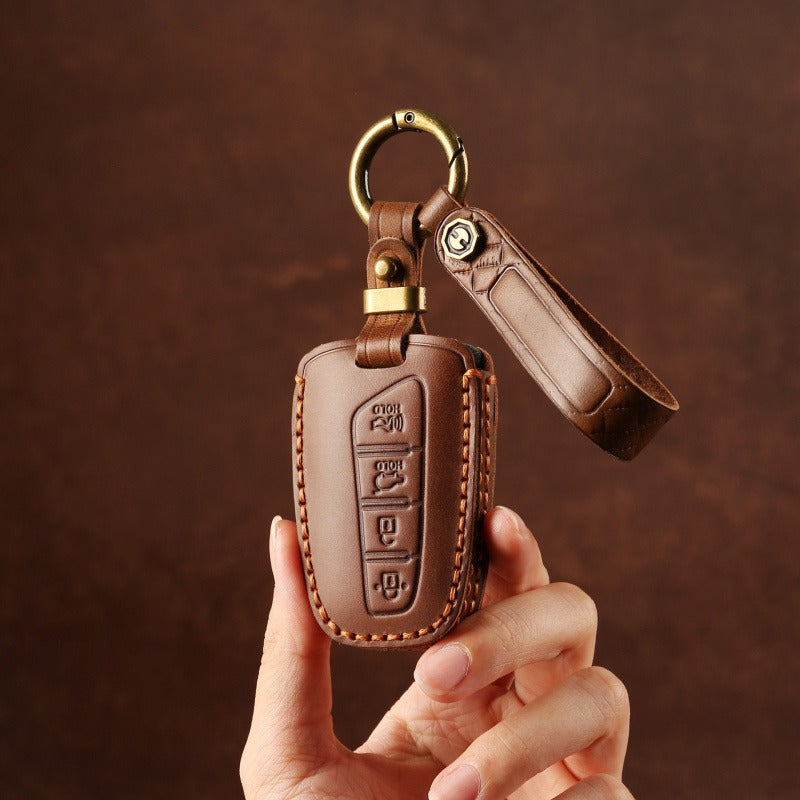 Hyundai ix45 Leather Key Case(#HY192)