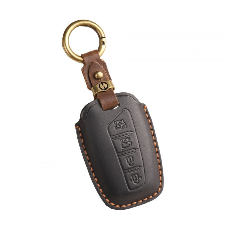 Hyundai ix45 Retro Leather Key Case(#HY191)