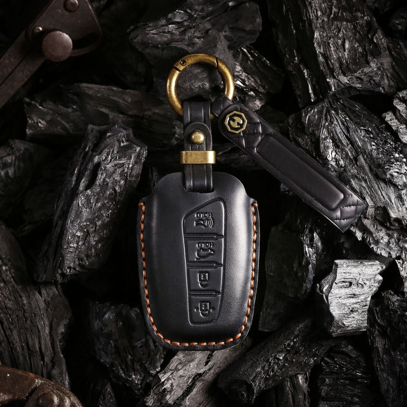 Hyundai ix45 Retro Leather Key Case(#HY202)