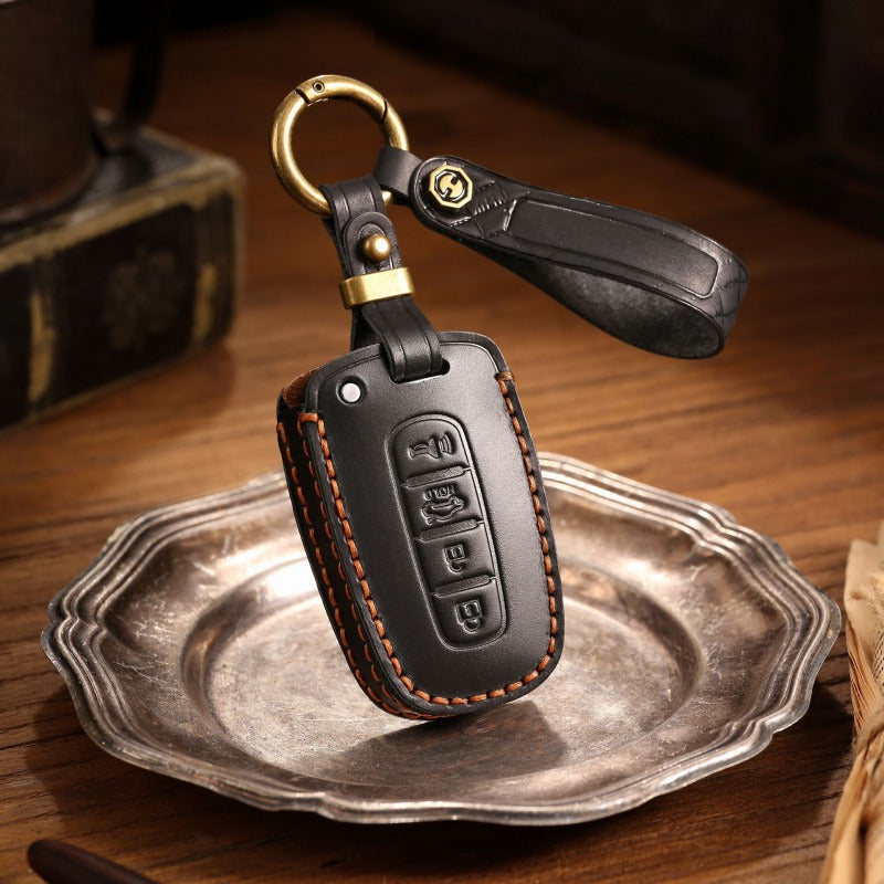 Hyundai Kia Leather Key Case Elantra ix35 K5(#HY193)