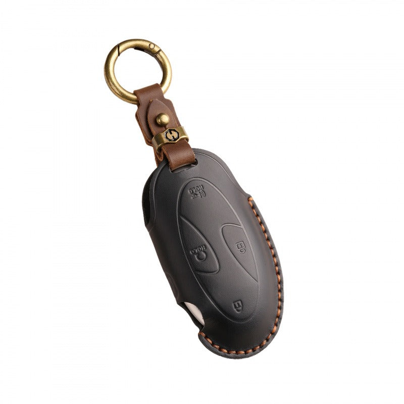 Hyundai Retro Leather Key Case(#HY199)