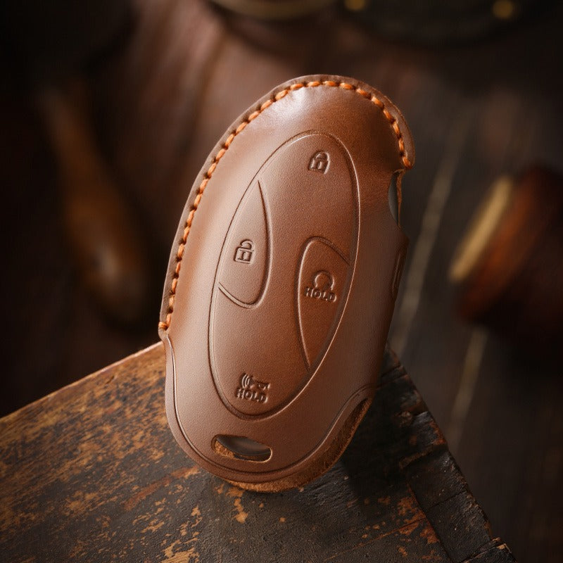 Hyundai Retro Leather Key Case(#HY199)