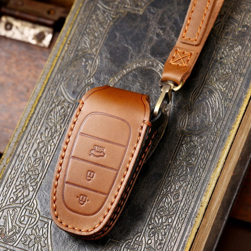 Hyundai Tucson L Kona Leather Key Case(#HY200)