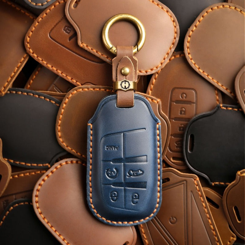 Jeep Compass Commander Leather Key Case(#JE179)