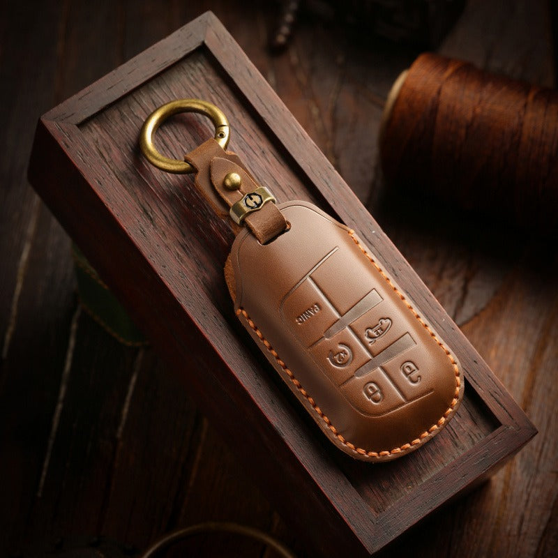 Jeep Compass Commander Leather Key Case(#JE179)