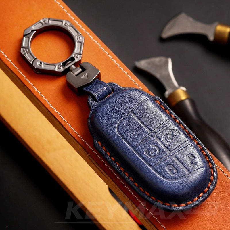 Jeep Compass / Commander / Renegade Handmade Leather Key Case（#JE170）
