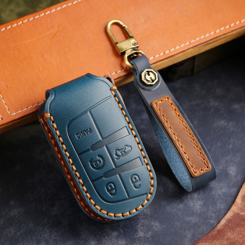 Jeep Compass Grand Cherokee Leather Key Case(#JE175)