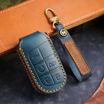 Jeep Compass Grand Cherokee Leather Key Case(#JE175)