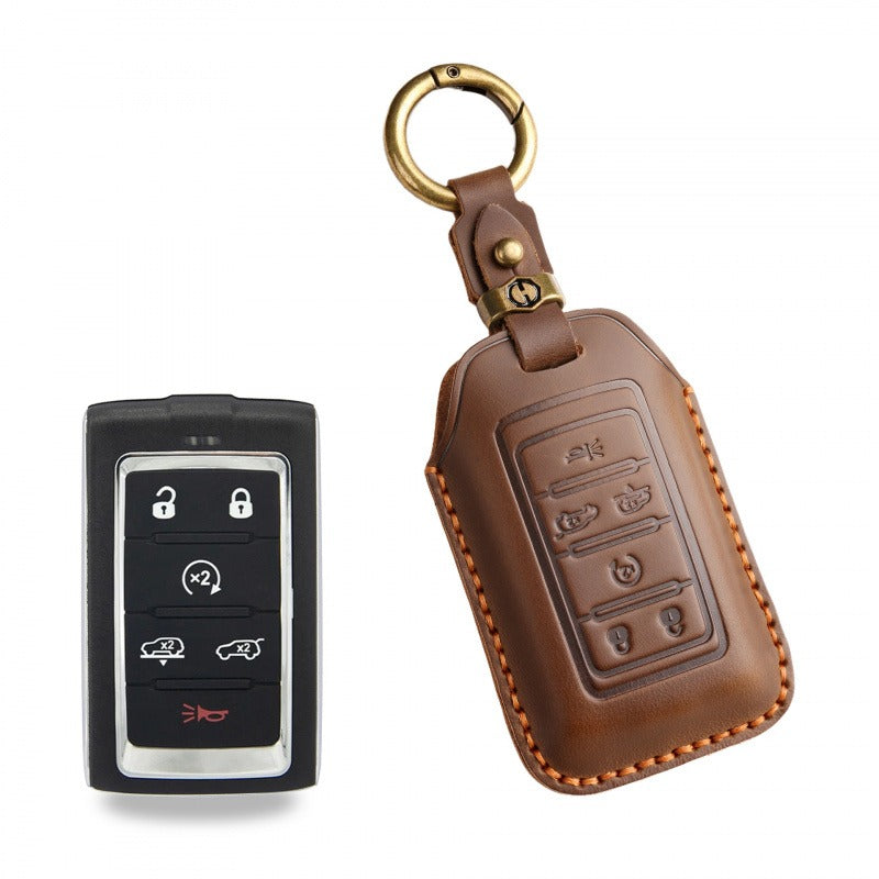 Jeep Grand Cherokee 4xe Leather Key Case(#JP32)