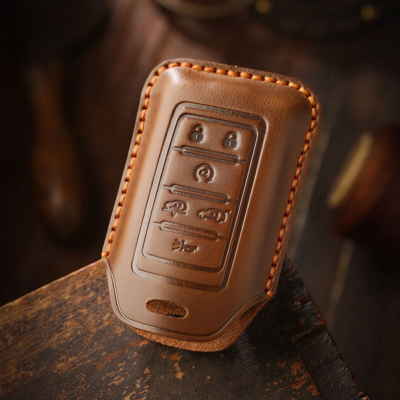 Jeep Grand Cherokee 4xe Leather Key Case(#JP32)