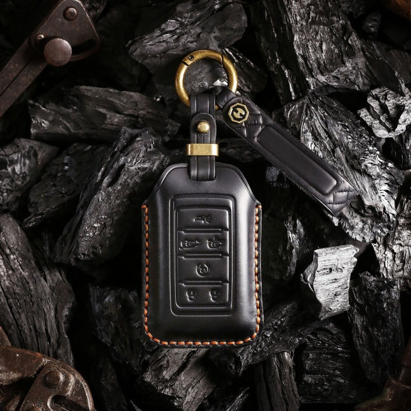 Jeep Grand Cherokee Retro Leather Key Case(#JE180)