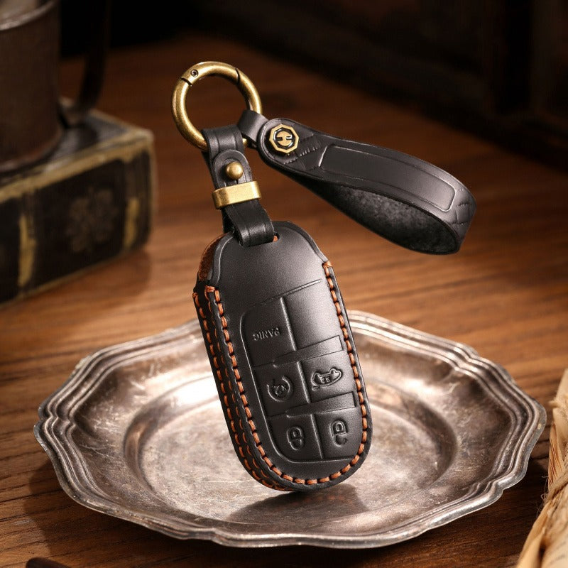 Jeep Grand Commander Grand Cherokee Leather Key Case(#JE174)