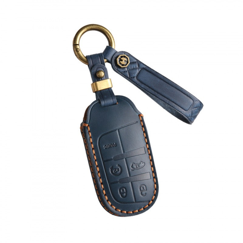 Jeep Grand Commander Grand Cherokee Leather Key Case(#JE174)