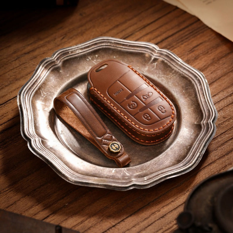 Jeep Grand Commander Grand Cherokee Leather Key Case(#JE174)
