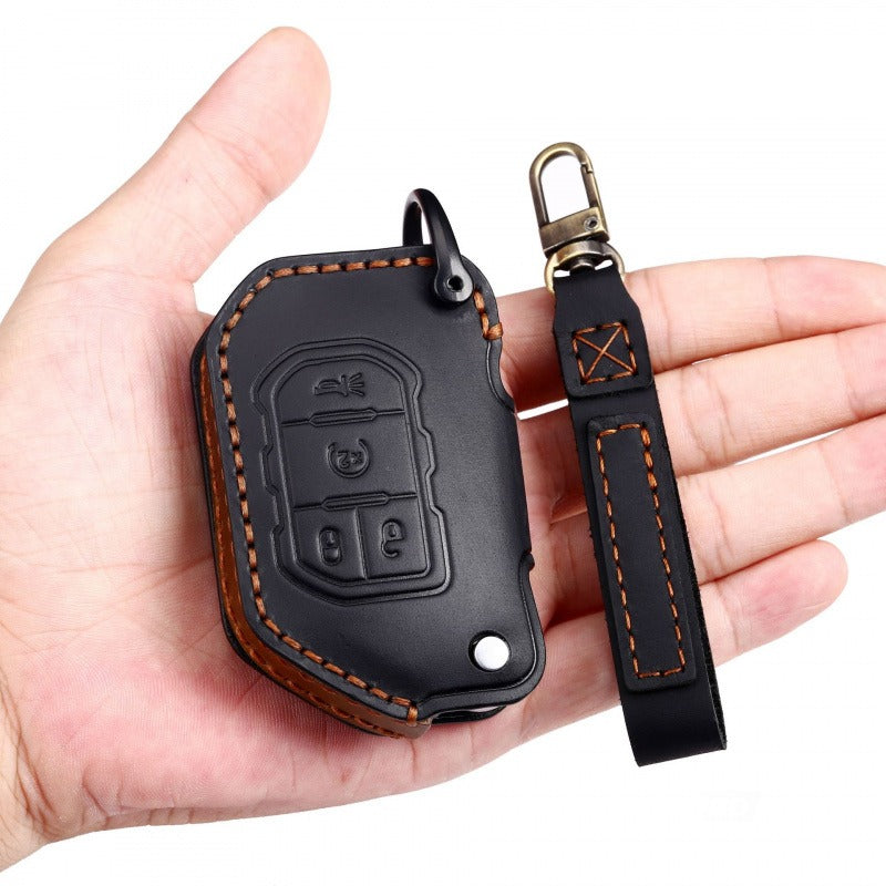 Jeep Wrangler Leather Key Case(#JE172)