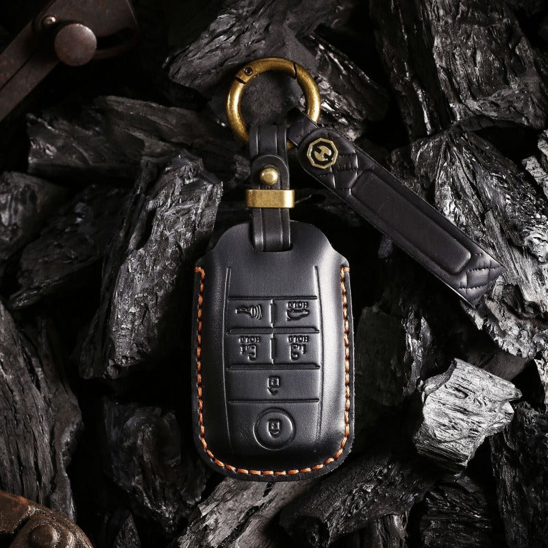 Kia Carnival Retro Leather Key Case(#KA205)