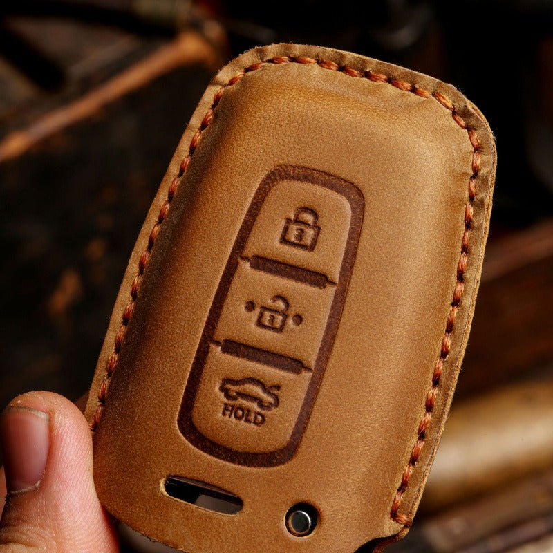 KIA Crazy Horse Leather Key Case（#KA224）