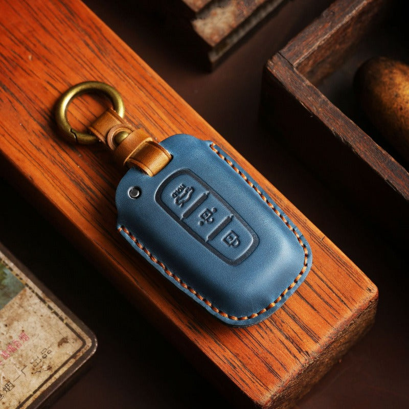KIA Crazy Horse Leather Key Case（#KA224）