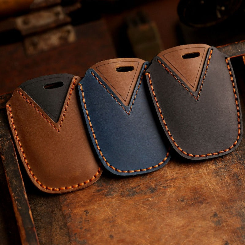 KIA Crazy Horse Leather Key Case（#KA224）