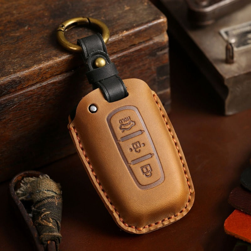 KIA Crazy Horse Leather Key Case（#KA224）