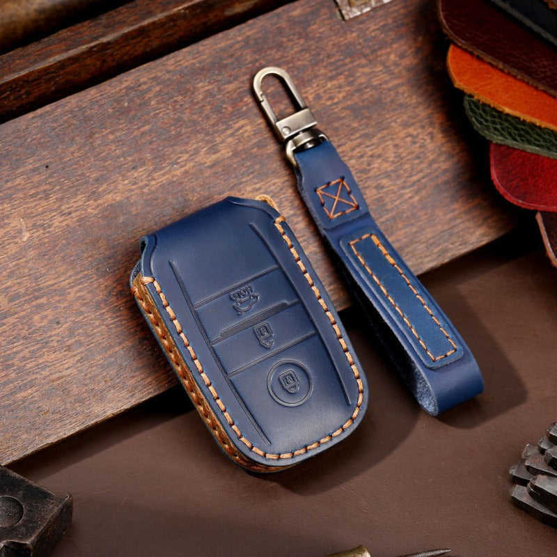 KIA Full Series Smart Key Case Collection(#KA231) - Key-3 / Blue