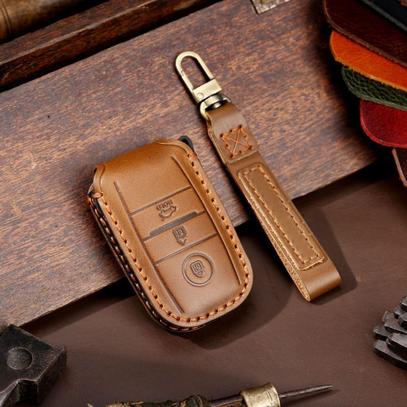KIA Full Series Smart Key Case Collection(#KA231) - Key-3 / Brown