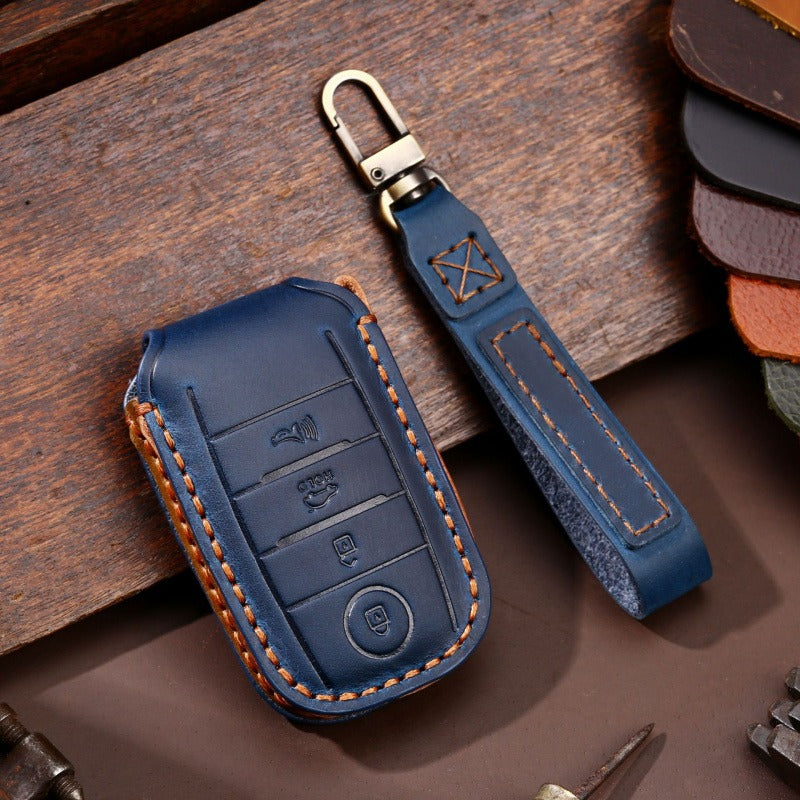 KIA Full Series Smart Key Case Collection(#KA231) - Key-4 / Blue