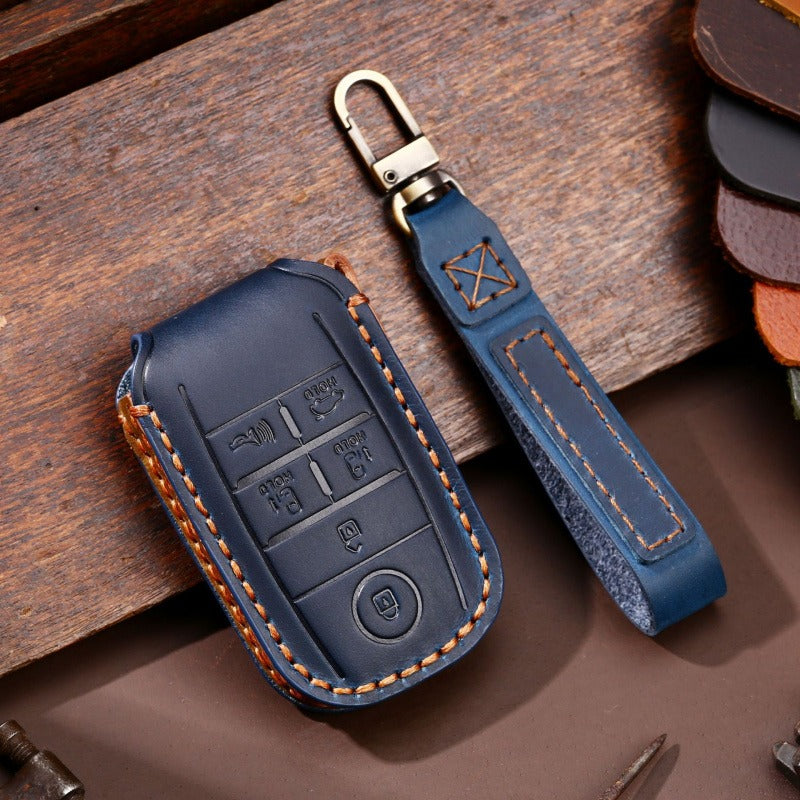 KIA Full Series Smart Key Case Collection(#KA231) - Key-6 / Blue