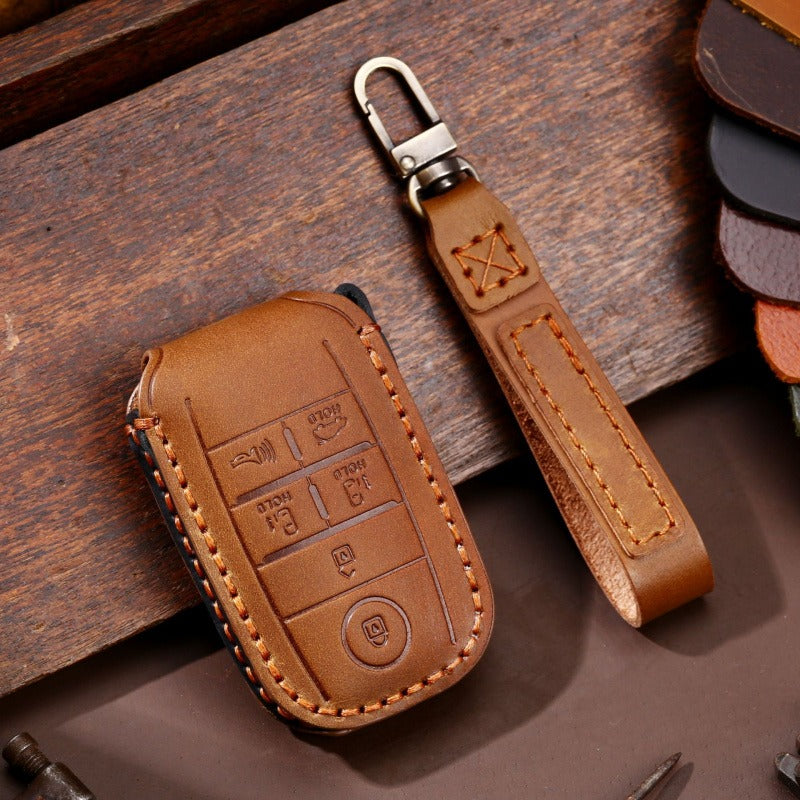 KIA Full Series Smart Key Case Collection(#KA231) - Key-6 / Brown