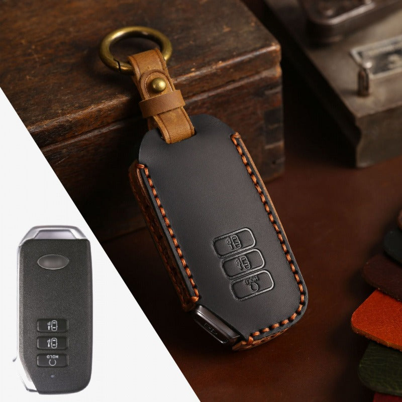 KIA Full Series Smart Key Case Collection(#KA233) - Brown