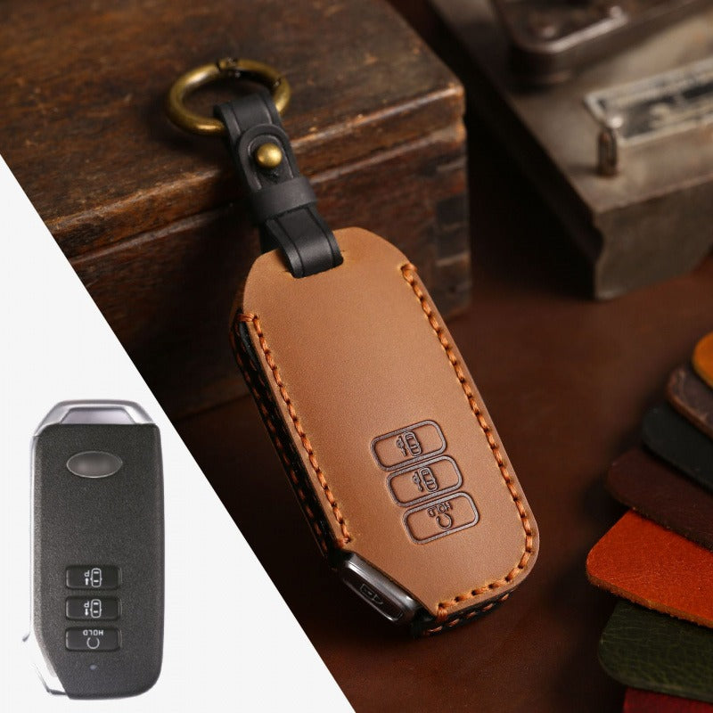 KIA Full Series Smart Key Case Collection(#KA233) - Brown