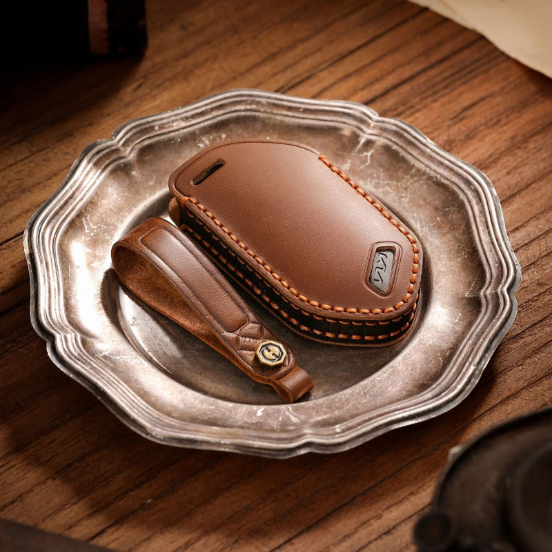 KIA Handmade Genuine Leather Key Case（#KA223）