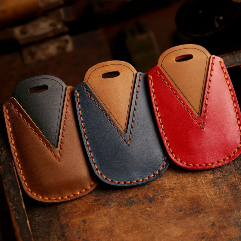 Kia K3/ K4/ K5/ KX3/ KX5 Crazy Horse Leather Key Case(#KA234)