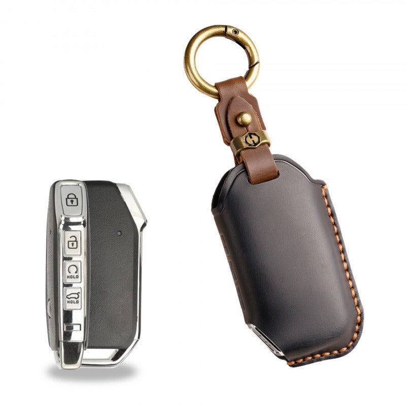 KIA K3 K5 KX5 KX3 Seltos Key Case（#KA222） - Black