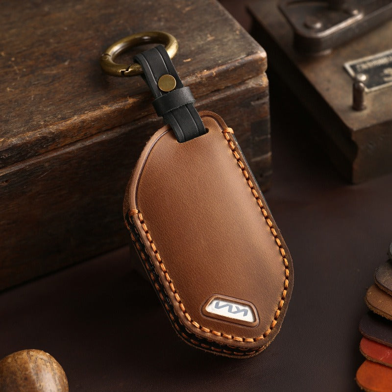 KIA Premium Genuine Leather Key Case(#KA013)