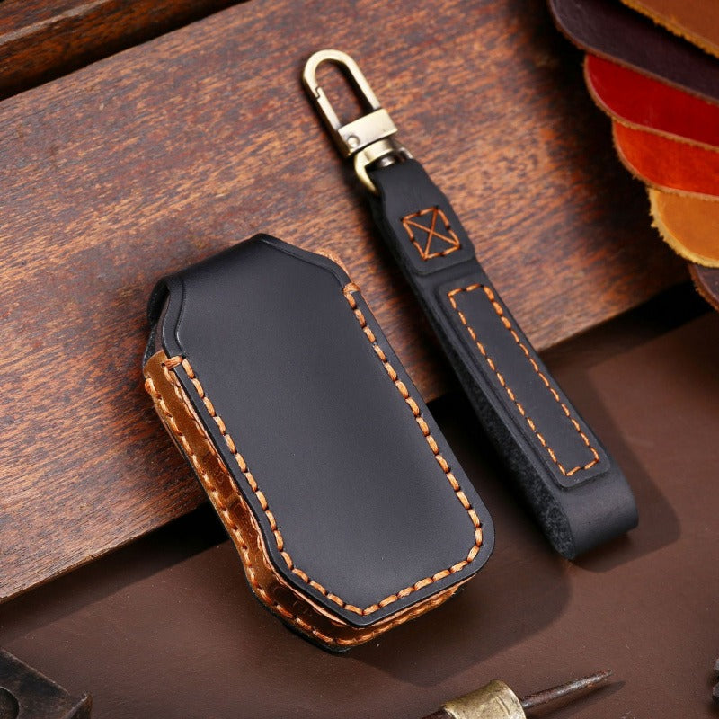 KIA Sportage K5 K4 K2 KX3 Premium Key Case(#KA229) - Type-A / Brown