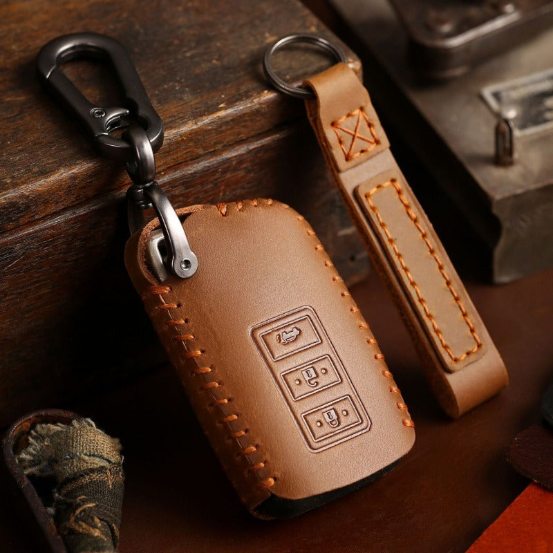 Lexus ES300h RX360 NX Crazy Horse Leather Key Case（#LE321）