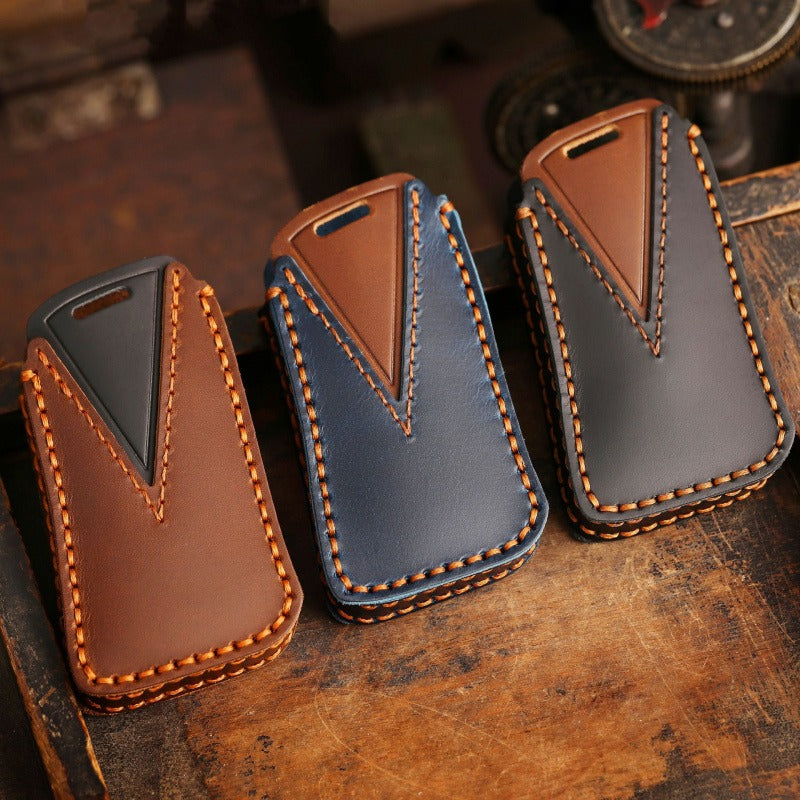 Lexus LM350h LM500 Crazy Horse Leather Key Case(#LE322)