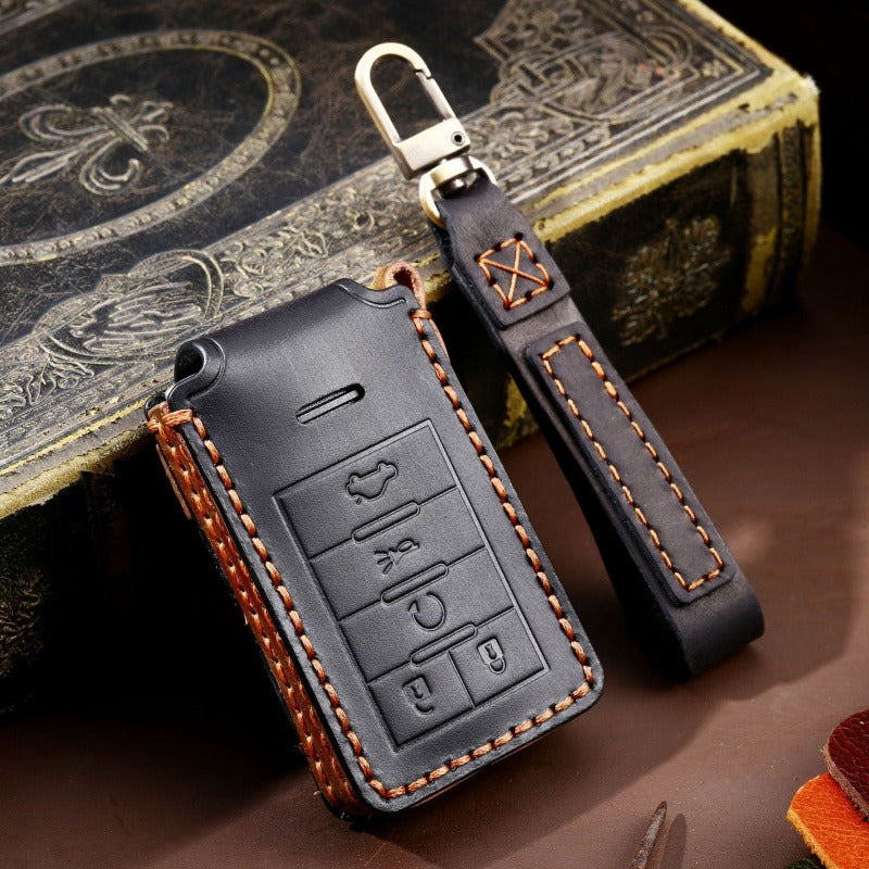 Old Cadillac Leather Key Case(#CA187)