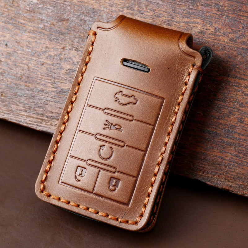 Old Cadillac Leather Key Case(#CA187)