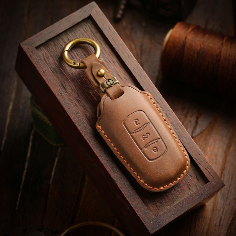 Old Geely Handmade Leather Key Case(#ge50)