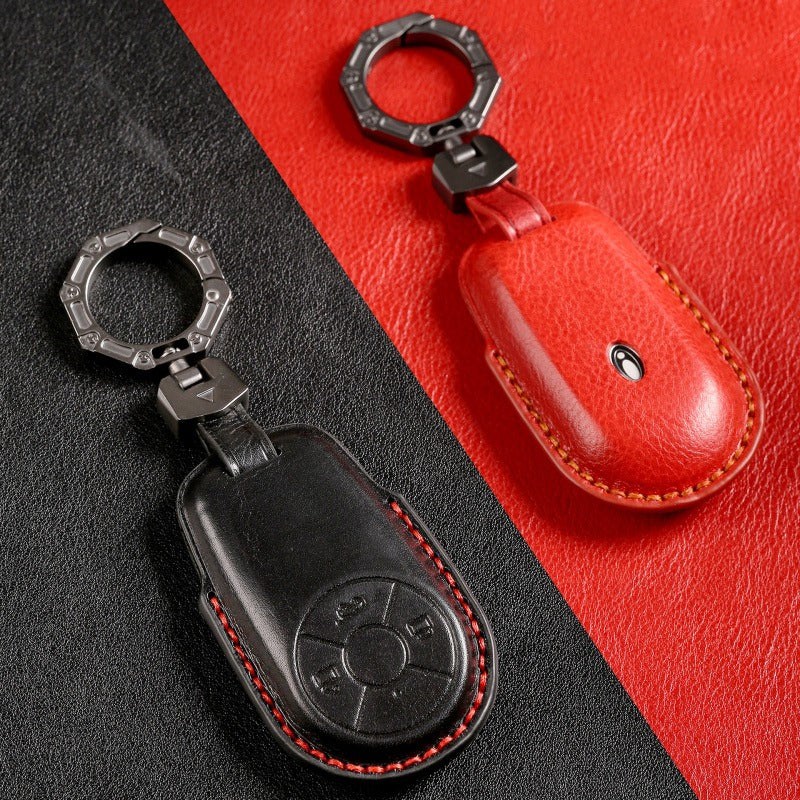ORA Good Cat GT Ballet Cat Lightning Cat Leather Key Case（#GW70)