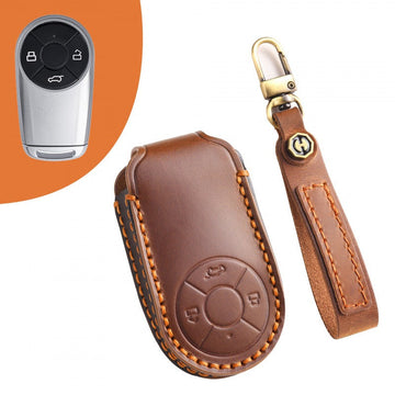 ORA Good Cat GT R1 R2 Leather Key Case(#GW62) - Brown