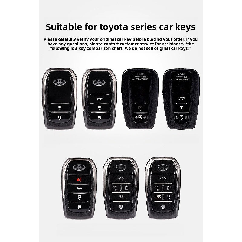 Toyota Leather Key Case for Corolla Camry Avalon RAV4 C-HR(#TA09)
